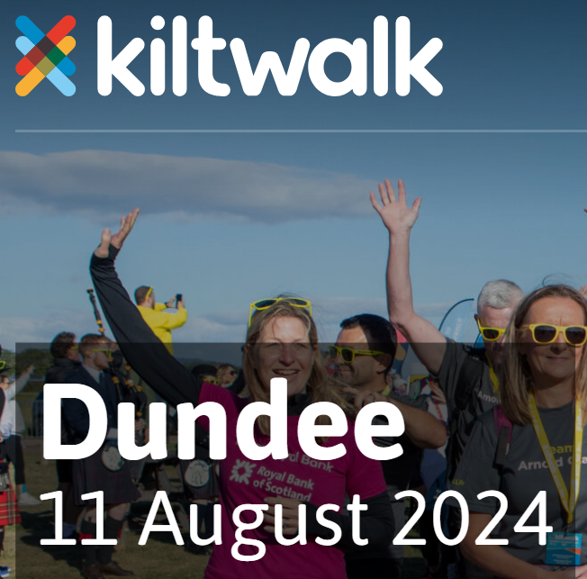 Support The Sunshine Kitchen team at the DUNDEE KILTWALK 2024